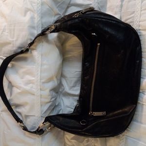 Antonio Melani black croc purse
